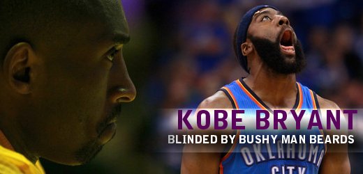 Kobe Bryant Is Blinded By Big Black Bushy Man Beards
