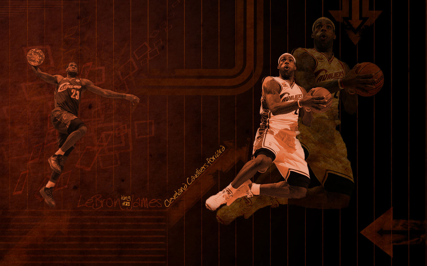 LeBron James NBA Wallpaper | NBA Wallpaper | Official Website of BBallOne.com