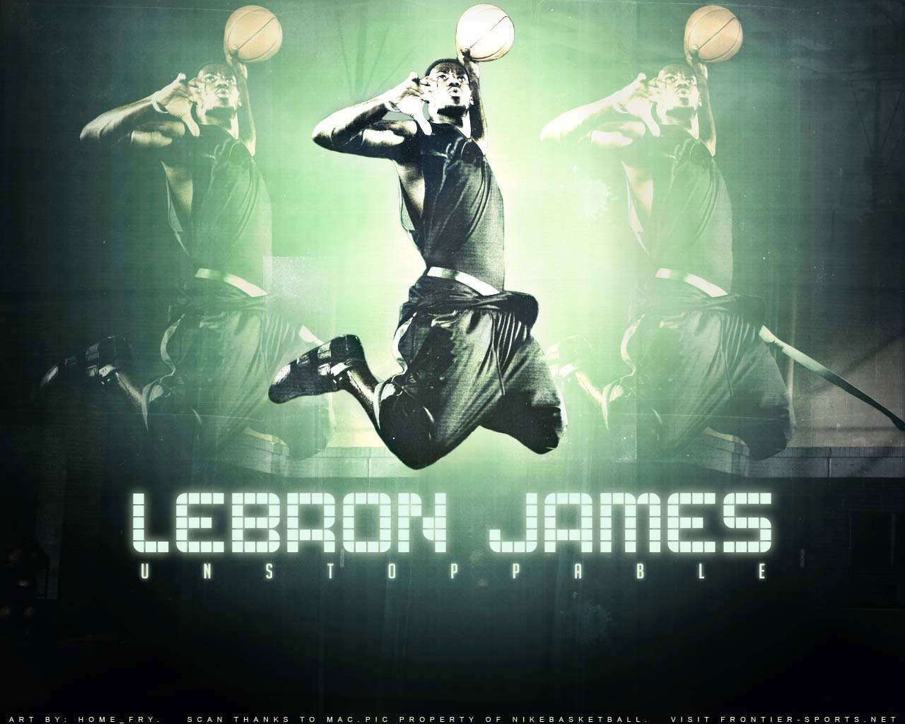 LeBron James NBA Wallpaper | NBA Wallpaper | Official Website of BBallOne.com